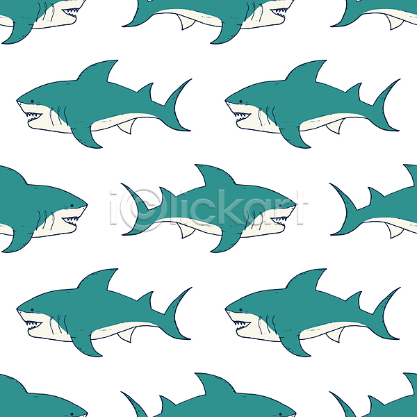 사람없음 JPG 포토 해외이미지 그림 백그라운드 상어 패턴 패턴백그라운드