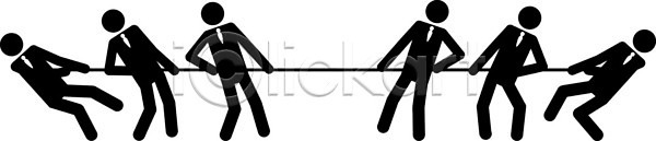 경쟁 협력 사람 EPS 일러스트 해외이미지 검은색 노력 당기기 대회 도전 동료 라이벌 막대기 밧줄 비즈니스 상대 숫자 인내 충돌 해외일러스트 회사 흰색 힘