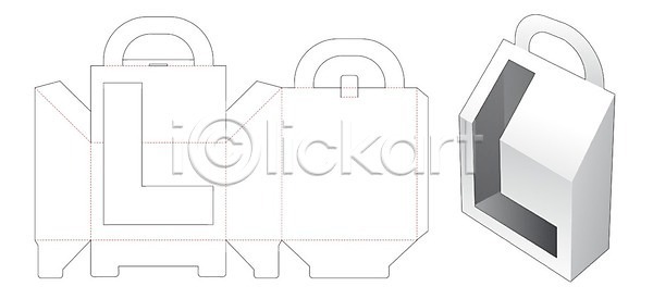 사람없음 EPS 일러스트 해외이미지 상자 설계도 종이 패키지 해외일러스트 흰색