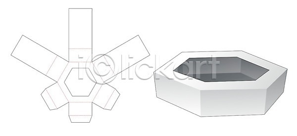 사람없음 EPS 일러스트 해외이미지 상자 설계도 종이 패키지 해외일러스트 흰색