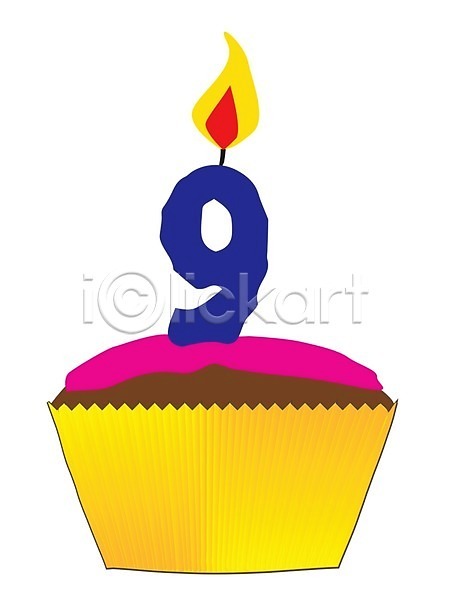 축하 행복 EPS 일러스트 해외이미지 1 9 갈색 굽기 그래픽 그림 대접 디저트 미술 분홍색 사탕 생일 식용 얼음 작음 컵케이크 케이크