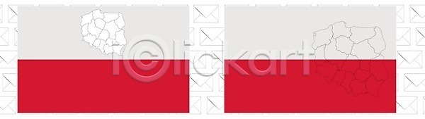 법 새로움 선거 EPS 일러스트 해외이미지 그래픽 깃발 반대 봉투 빨간색 설명 심볼 윤곽 일렬 자원 전국 정치 캠페인 편지쓰기 폴란드 해외일러스트 헌법 흰색