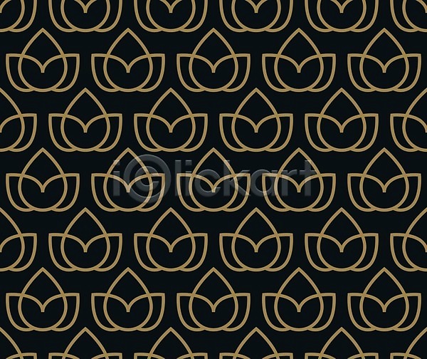 우아함 클래식 화려 EPS 일러스트 해외이미지 검은색 곡선 골동품 그래픽 꽃 꽃무늬 대칭 디자인 모양 묘사 백그라운드 벽지 선 소용돌이 스타일 인쇄 잎 장식 전통 직물 질감 추상 카펫 타일 패턴 포장소품 플랫 황금