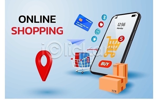 EPS 일러스트 해외이미지 디지털 모바일 상업 상점 세일 승진 어플리케이션 온라인 인터넷 카트 핸드폰