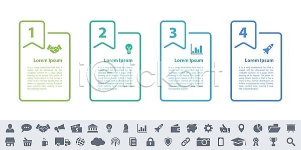 아이디어 사람없음 EPS 일러스트 해외이미지 단계 문서 인포그래픽 통계 해외일러스트