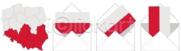 법 새로움 선거 EPS 일러스트 해외이미지 그래픽 깃발 반대 봉투 빨간색 설명 심볼 윤곽 일렬 자원 전국 정치 캠페인 편지쓰기 폴란드 해외일러스트 헌법 흰색