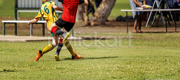 경쟁 함께함 백인 사람 사람없음 소년 어린이 JPG 포토 해외이미지 건강 게임 경기 골 공 공격 교실 교육 놀이 밭 서기 수업 스포츠 야외 유니폼 전신 축구 축구선수 친구 클럽 플레이어 학교 학생 해외포토 호주