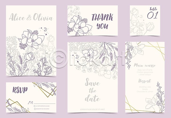 감사 축하 사람없음 EPS 일러스트 해외이미지 꽃 디자인 라벤더 목련 배너 백그라운드 스타일 잎 패턴 포스터 프레임