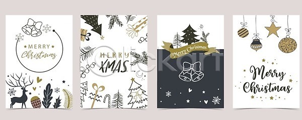축하 사람없음 EPS 일러스트 해외이미지 겨울 나무 남색 디자인 리본 메리크리스마스 배너 백그라운드 별 사슴 오너먼트 종 크리스마스 크리스마스장식 포스터 흰색