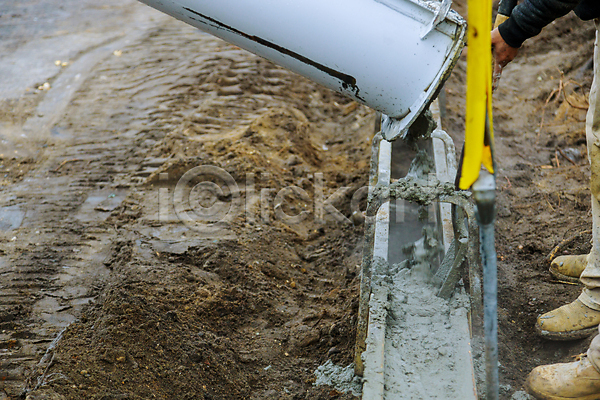 매끈함 사람없음 JPG 포토 해외이미지 건설업 계약자 고용 노동자 보행로 부활 붓기 산업 석공 시멘트 업그레이드 유지 일반 장비 콘크리트 포장