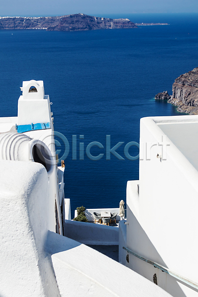 사람없음 JPG 포토 해외이미지 그리스 산토리니 여름(계절) 여행 유럽 자연 지중해 파란색 풍경(경치) 휴양지 흰색