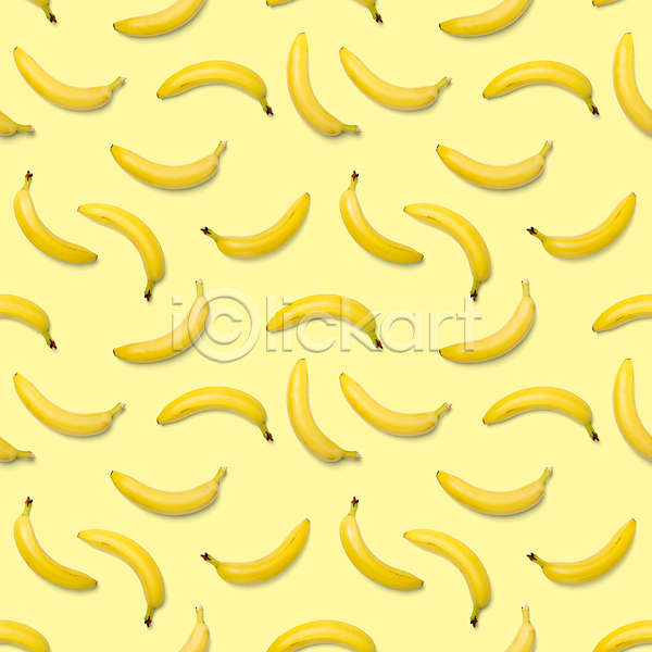 사람없음 JPG 포토 해외이미지 노란색 바나나 패턴