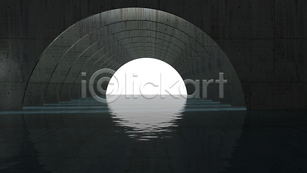 사람없음 JPG 포토 해외이미지 그래픽 디자인 물 백그라운드 컨셉 터널 통로 회색