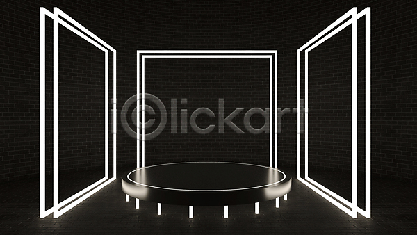 사람없음 3D JPG 포토 해외이미지 검은색 그래픽 단상 디자인 목업 오브젝트 추상 컨셉 흰색