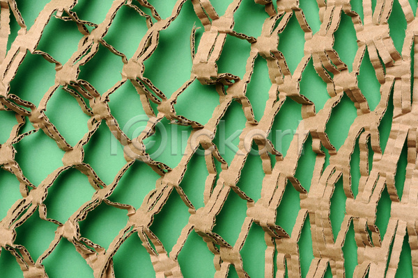 사람없음 JPG 포토 해외이미지 갈색 재활용 종이 초록색 포장재료