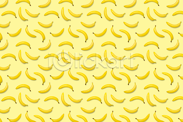 사람없음 JPG 포토 해외이미지 노란배경 바나나 패턴