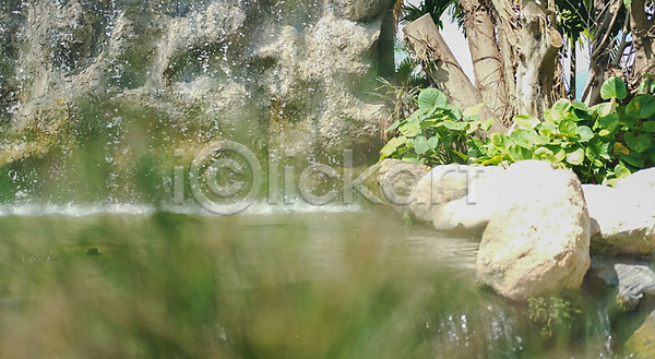 신선 사람없음 JPG 포토 해외이미지 공원 나무 모션 물 생태학 식물 야외 연못 잎 자연 정원 젖음 초록색 폭포 풍경(경치) 호수 환경