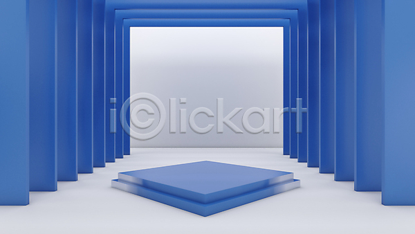 사람없음 3D JPG 포토 해외이미지 단상 디자인 목업 백그라운드 오브젝트 추상 컨셉 파란색 흰색