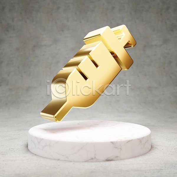 사람없음 3D JPG 포토 해외이미지 광택 금색 디지털 심볼 주사기 황금