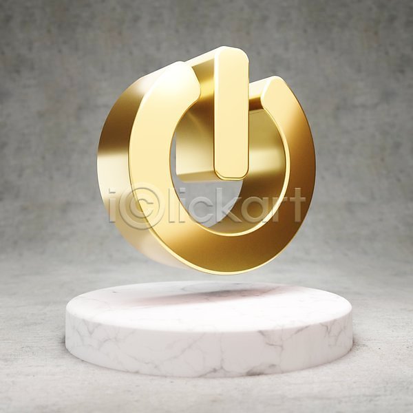 사람없음 3D JPG 포토 해외이미지 광택 금색 디지털 심볼 전기에너지 전원(전기) 황금