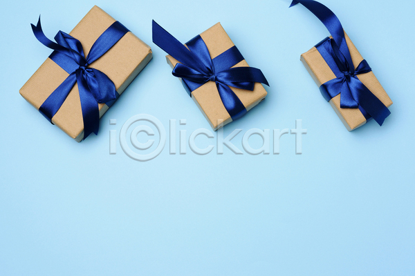 축하 사람없음 JPG 포토 해외이미지 리본 상자 선물 선물상자 오브젝트 파란색 포장