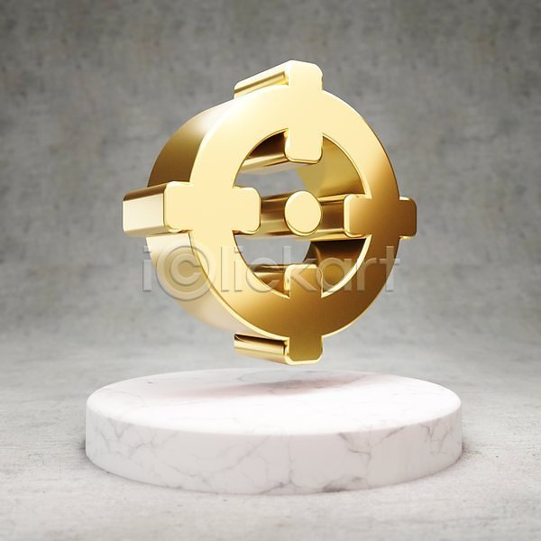 목표 사람없음 3D JPG 포토 해외이미지 광택 금색 디지털 심볼 황금