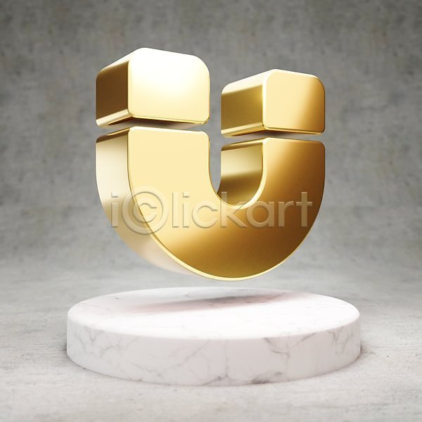 사람없음 3D JPG 포토 해외이미지 광택 금색 디지털 심볼 자석 황금
