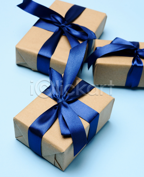 축하 사람없음 JPG 포토 해외이미지 리본 상자 선물 선물상자 오브젝트 파란색 포장