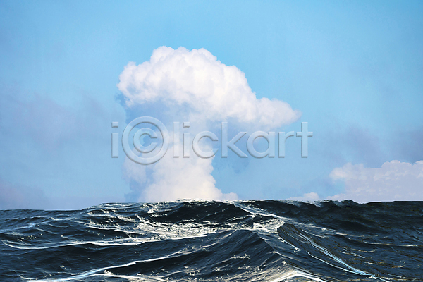 사람없음 JPG 포토 해외이미지 구름(자연) 대서양 물 바다 반사 여름(계절) 자연 파도 파란색 하늘
