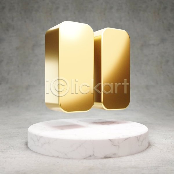 사람없음 3D JPG 포토 해외이미지 광택 금색 디지털 심볼 일시정지 황금