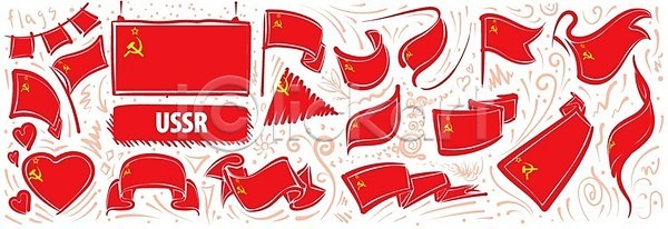 애국심 자유 혁명 EPS 일러스트 해외이미지 고립 공산주의 공화국 그래픽 깃대 깃발 독립 러시아 러시아인 모스크바 백그라운드 별 복고 빨간색 사인 세계 세트 소비에트 수집 수확 신분 심볼 역사 유럽 전국 정부 정치 하트 해외일러스트