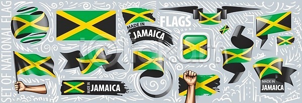 애국심 자유 축하 EPS 일러스트 해외이미지 고립 그래픽 깃대 깃발 독립 디자인 리본 미국 배너 백그라운드 사인 세계 세트 손 수집 신분 심볼 여행 자메이카 전국 정부 정치 테이프 하트 해외일러스트 휴가