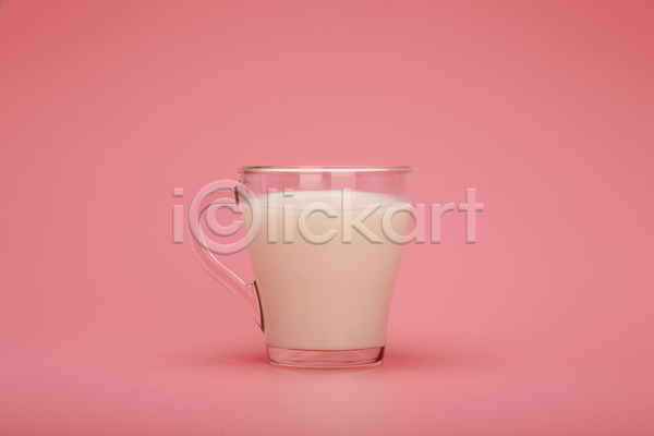 사람없음 JPG 포토 해외이미지 분홍색배경 실내 우유 잔