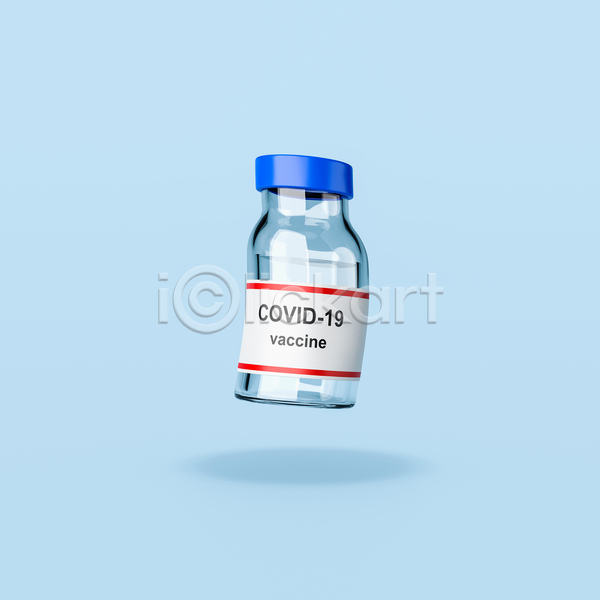 사람없음 3D JPG 일러스트 포토 해외이미지 델타변이바이러스 바이알 백신 오미크론 오브젝트 주사약 코로나바이러스 코로나바이러스감염증19 파란배경