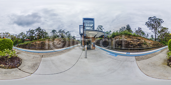 사람없음 JPG 포토 해외이미지 건물 교통시설 기차 단상 땅 산 선로 야외 여행 여행객 자연 전선 커뮤니티 통근 파노라마 해외포토 호주 환경