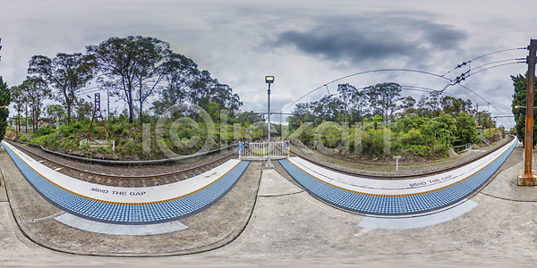 사람없음 JPG 포토 해외이미지 건물 교통시설 기차 단상 땅 산 선로 야외 여행 여행객 자연 전선 커뮤니티 통근 파노라마 해외포토 호주 환경