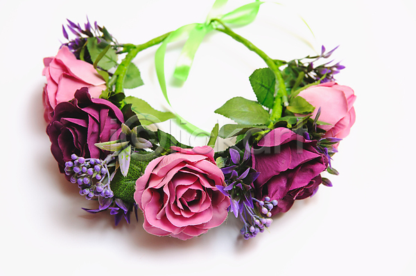로맨틱 사람없음 JPG 포토 해외이미지 결혼 꽃 분홍색 스몰웨딩 화관