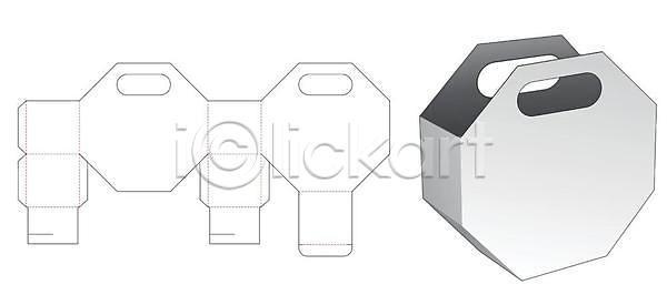 사람없음 EPS 일러스트 해외이미지 상자 설계도 종이 패키지 해외일러스트 흰색