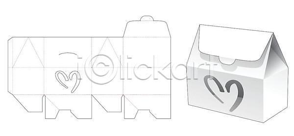사람없음 EPS 일러스트 해외이미지 상자 설계도 종이 패키지 해외일러스트 흰색