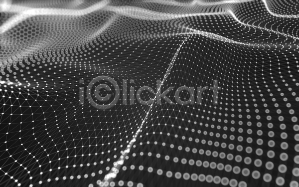 사람없음 3D JPG 해외이미지 검은색 물방울무늬 백그라운드 빛 웨이브 폴리곤