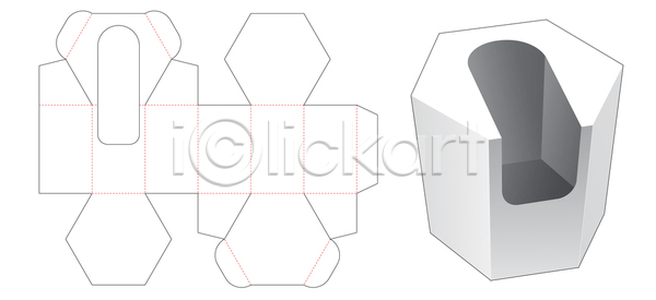 사람없음 JPG 일러스트 해외이미지 상자 설계도 종이 테이크아웃 패키지 해외일러스트 흰색