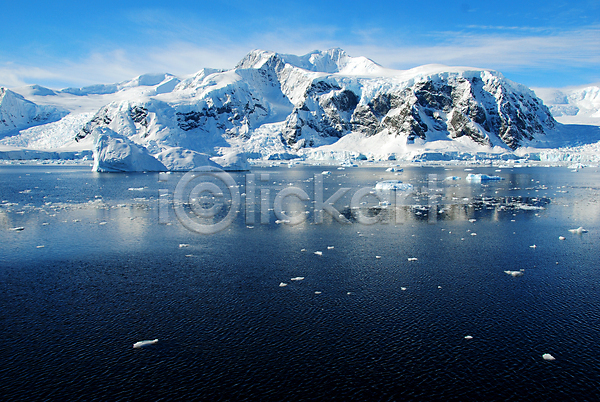 추위 사람없음 JPG 포토 해외이미지 남극 맑음 물 바다 북극 뷰티 뿌리기 산 얼음 자연