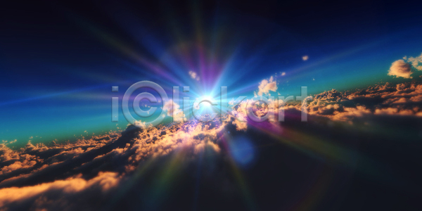 사람없음 3D JPG 디지털합성 일러스트 해외이미지 빛 야외 주간 태양 하늘 해외포토 황혼