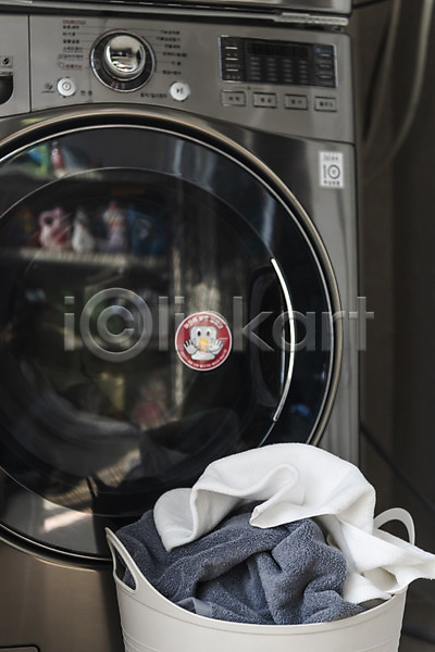 깨끗함 사람없음 JPG 근접촬영 포토 가사 드럼세탁기 빨래 빨래바구니 빨랫감 세탁기 세탁용품 수건 실내 청결