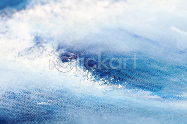 사람없음 JPG 포토 해외이미지 그림 미술 바다 캔버스 파도 파란색
