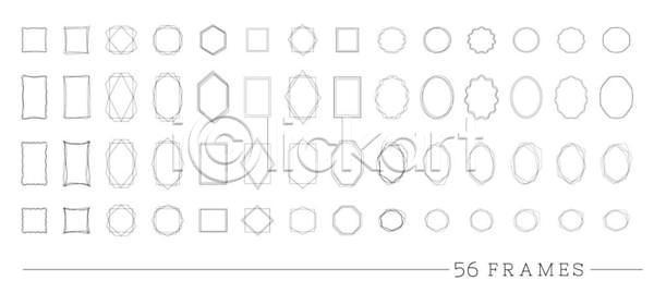 우아함 화려 EPS 일러스트 템플릿 해외이미지 고립 공백 레이아웃 모양 뼈대 상품 선 세트 소셜 신용카드 심볼 얇은 원형 유행 인사 장식 정사각형 직사각형 초대 추상 투명 프레임 해외일러스트