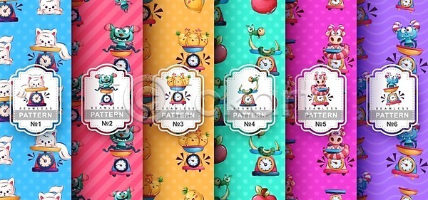 아기 어린이 EPS 일러스트 해외이미지 동물 만화 일러캐릭터 자르기 캐릭터 해외일러스트