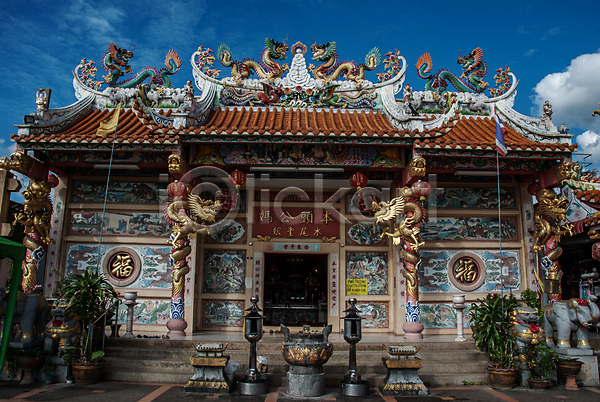 사람없음 JPG 포토 해외이미지 건물 건축양식 문화 미술 백그라운드 불교 사당 중국 컬러풀