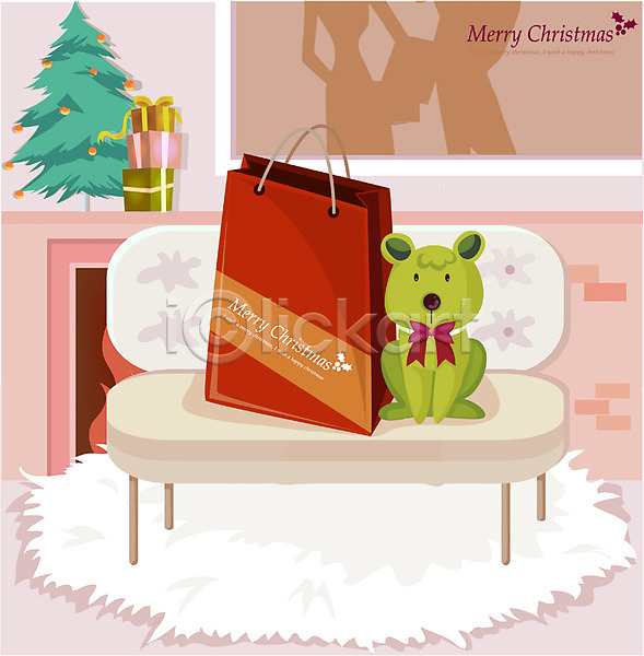 사람없음 EPS 일러스트 가방 거실 겨울 계절 곰인형 기념일 나무 벽난로 선물 선물상자 소파 쇼핑백 실내 의자 인형 잡화 크리스마스 크리스마스선물 크리스마스트리