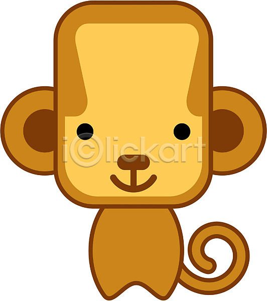 사람없음 EPS 아이콘 동물 새해 십이지신 야생동물 운세 원숭이 원숭이띠 육지동물 척추동물 캐릭터 포유류 한마리